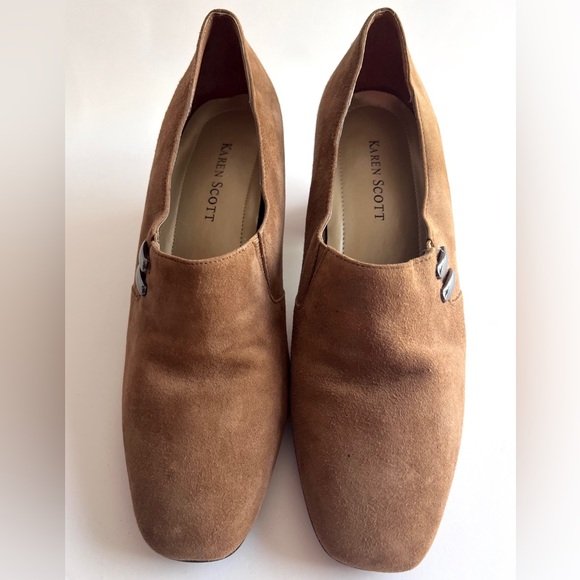 ✨NWOT✨ Karen Scott Women's Brown Heels Size 7M - Picture 3 of 11